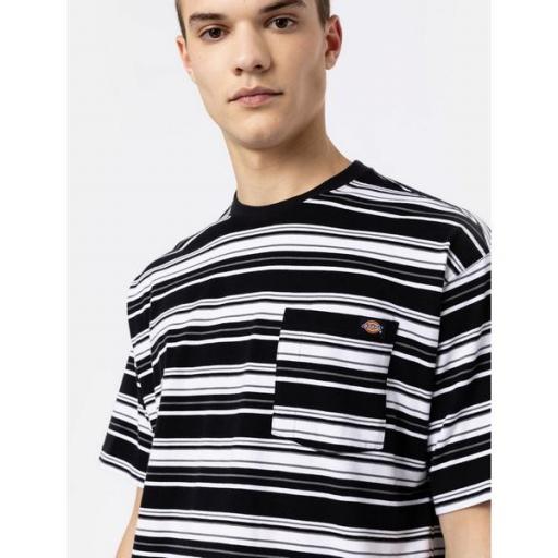 DICKIES Camiseta Westover Stripe Tee Black [3]
