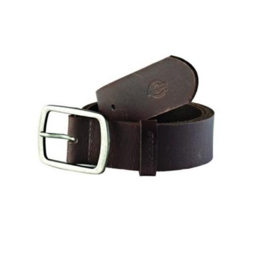 DICKIES Cinturón Eagle Lake Leather Belt Brown [0]