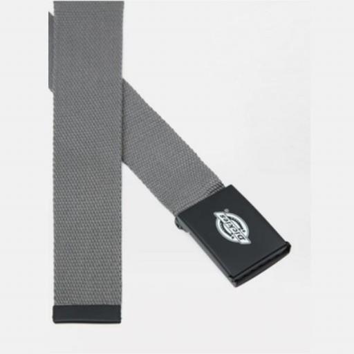 DICKIES Cinturón Orcutt Men Logo Buckle Belt Charcoal Grey [1]