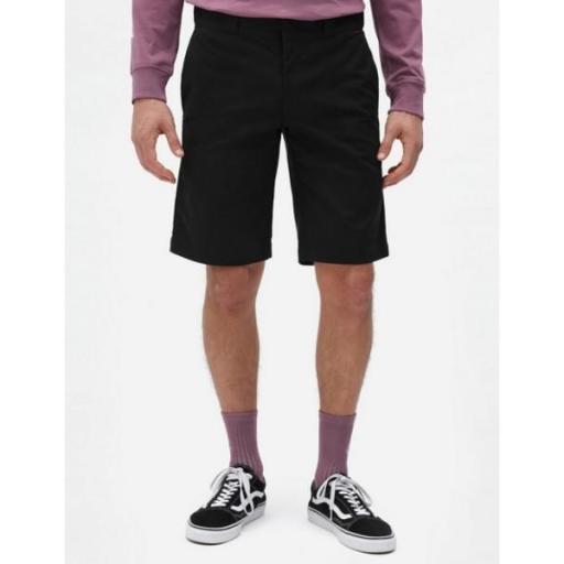 DICKIES Short Slim STGT WkShort Flex Black [1]