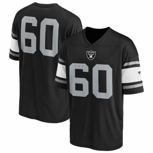 FANATICS Camiseta NFL Las Vegas Raiders Franchise Poly Mesh Supporters Jersey Black [0]