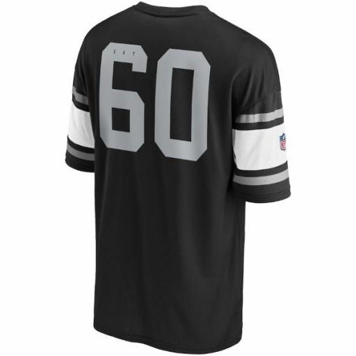 FANATICS Camiseta NFL Las Vegas Raiders Franchise Poly Mesh Supporters Jersey Black [1]
