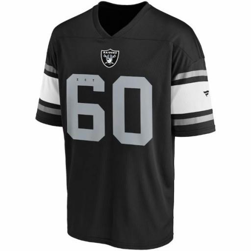 FANATICS Camiseta NFL Las Vegas Raiders Franchise Poly Mesh Supporters Jersey Black [2]