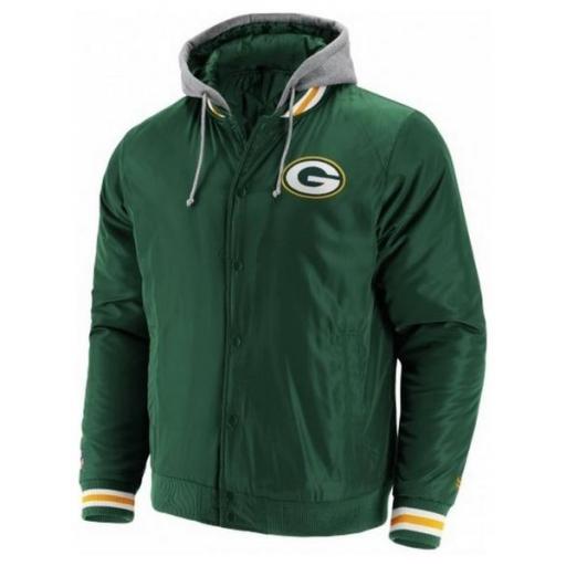FANATICS Chaqueta NFL Green Bay Packers Sateen Jacket Dark Green