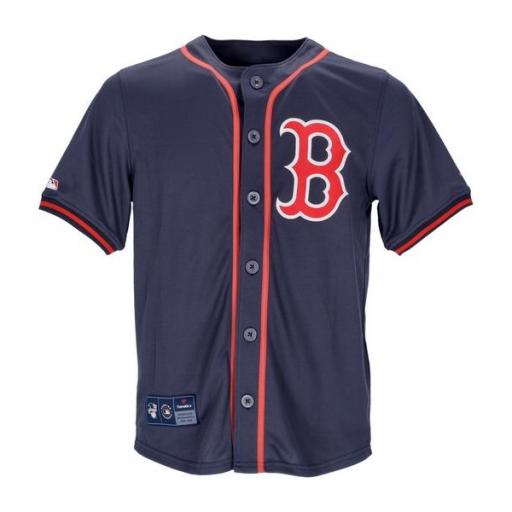 FANATICS Camiseta Basebolera MLB Boston Red Sox Jersey Origianl Team Navy