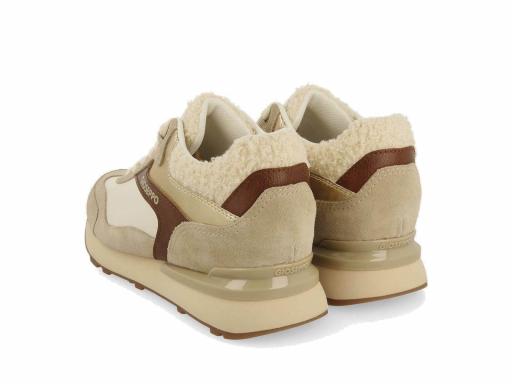 GIOSEPPO Sneakers Mujer Borreguito Cuña Interna kosice Beige [2]