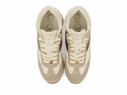 GIOSEPPO Sneakers Mujer Borreguito Cuña Interna kosice Beige [3]