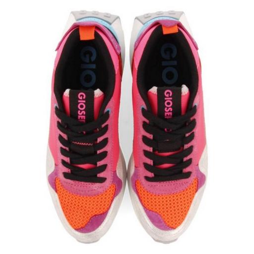 GIOSEPPO Sneakers Mujer Retro Dunkeld Multicolor Rosa [1]