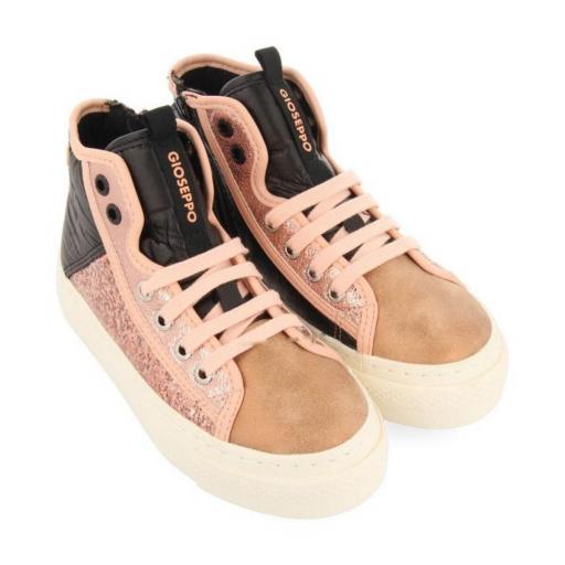 GIOSEPPO Sneakers Niña Tipo Botín con Glitter Calais Pink Rosa [3]