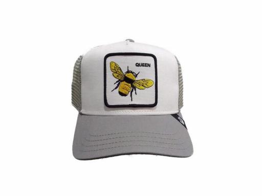 GOORIN BROS Gorra Trucker The Queen Bee Goldgy Light Grey Gris