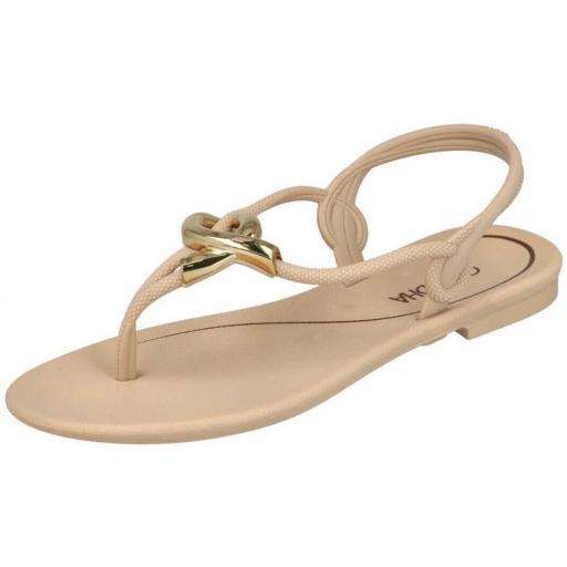 GRENDHA Sandalias Mujer Cacau Enlace Sand Light Beige [2]