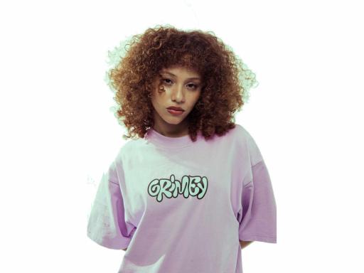 GRIMEY Camiseta Unisex Bloodsucker Oversized Heaveyweight Purple Morado [3]