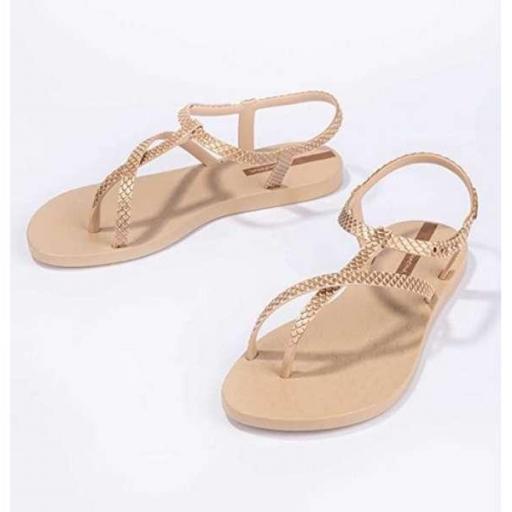 IPANEMA Sandalias Class Wish II Fem Beige Gold [2]