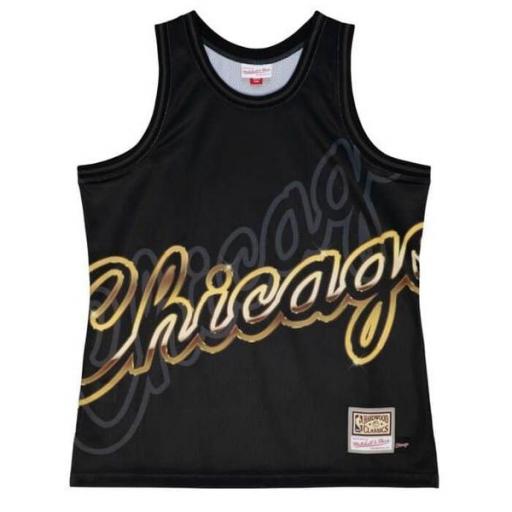 MITCHELL AND NESS Camiseta NBA Chicago Bulls Big Face 4.0 Fashion Tank Black [1]