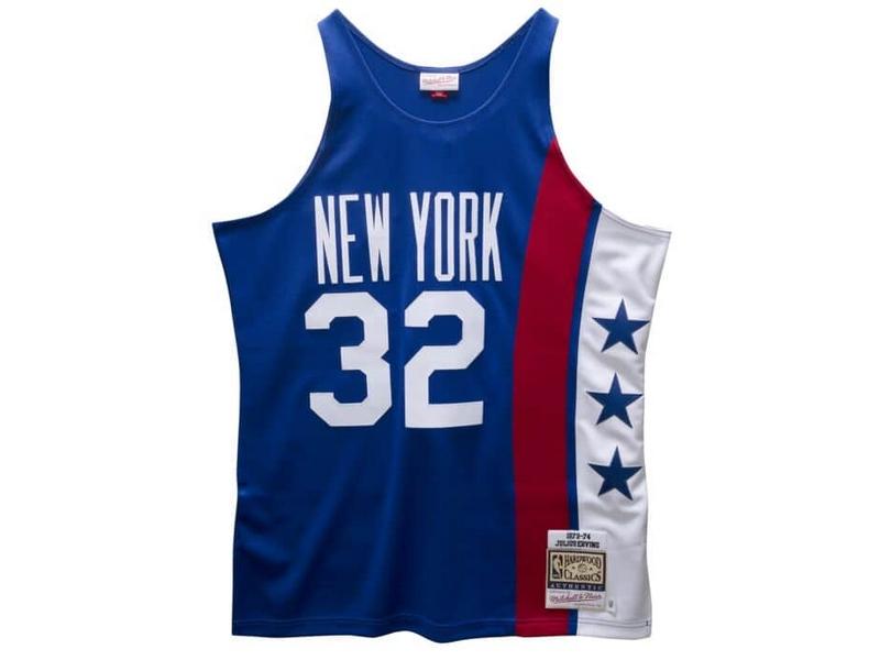 MITCHELL AND NESS Camiseta NBA New York Nets Authentic Julius Erving 1973-74 Jersey Royal