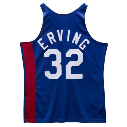 MITCHELL AND NESS Camiseta NBA New York Nets Authentic Julius Erving 1973-74 Jersey Royal [1]
