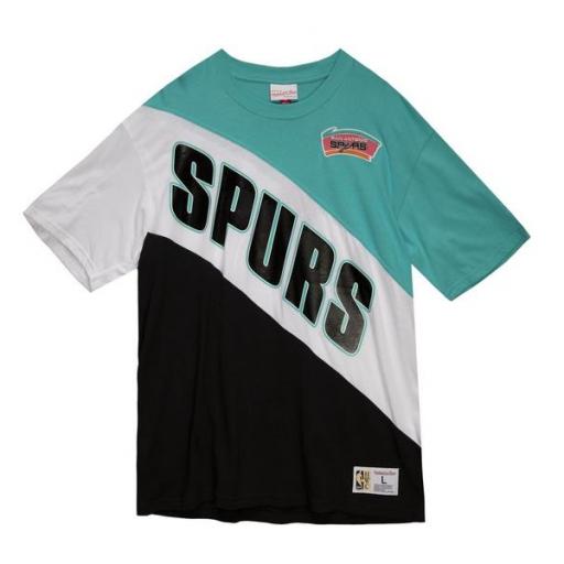 MITCHELL AND NESS Camiseta NBA Play by Play San Antonio Spurs Teal [1]
