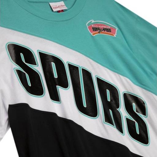 MITCHELL AND NESS Camiseta NBA Play by Play San Antonio Spurs Teal [2]