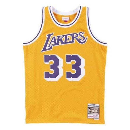 MITCHELL AND NESS Camiseta NBA Swingman Jersey Abdul Jabbar Los Ángeles Lakers Light Gold