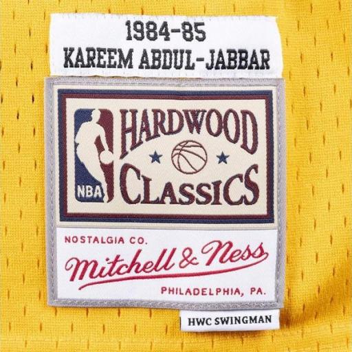 MITCHELL AND NESS Camiseta NBA Swingman Jersey Abdul Jabbar Los Ángeles Lakers Light Gold [2]