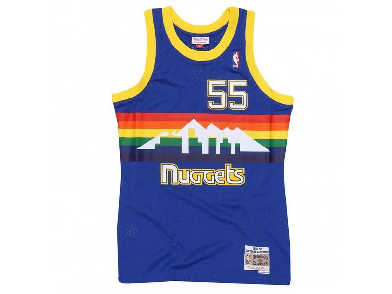 MITCHELL AND NESS Camiseta NBA Swingman Jersey Dikembe Mutombo Denver Nuggets Royal