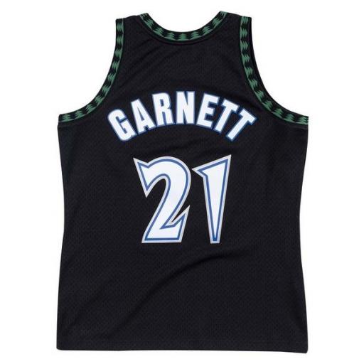 MITCHELL AND NESS Camiseta NBA Swingman Jersey Kevin Garnett Minnesota Timberwolves Black [0]