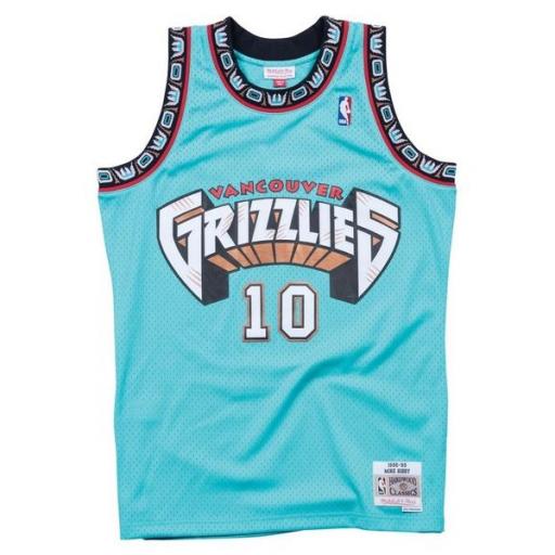MITCHELL AND NESS Camiseta NBA Swingman Jersey Mike Bibby Vancouver Grizzlies Teal [0]