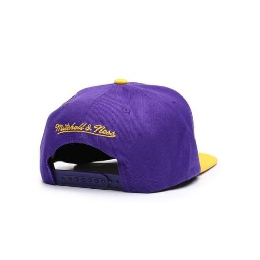 MITCHELL AND NESS Gorra NBA Los Ángeles Lakers Patch Overload Snapback Purple Yellow [3]
