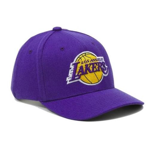MITCHELL AND NESS Gorra NBA Los Ángeles Lakers Team Ground 2.0 Stretch Snapbak Purple [2]