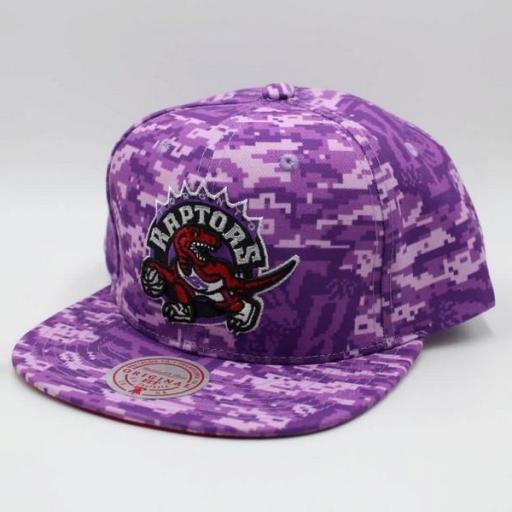 MITCHELL AND NESS Gorra NBA Toronto Raptors Team Digi Camo Purple [0]