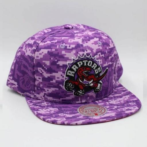 MITCHELL AND NESS Gorra NBA Toronto Raptors Team Digi Camo Purple [2]