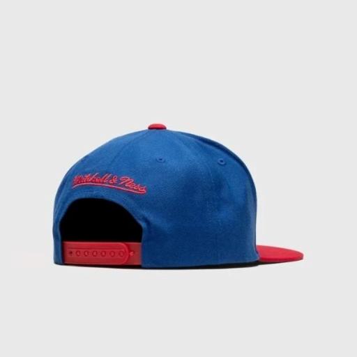 MITCHELL AND NESS Gorra NBA Denver Nuggets Wool 2 Tone Snapback HWC Royal Red [1]
