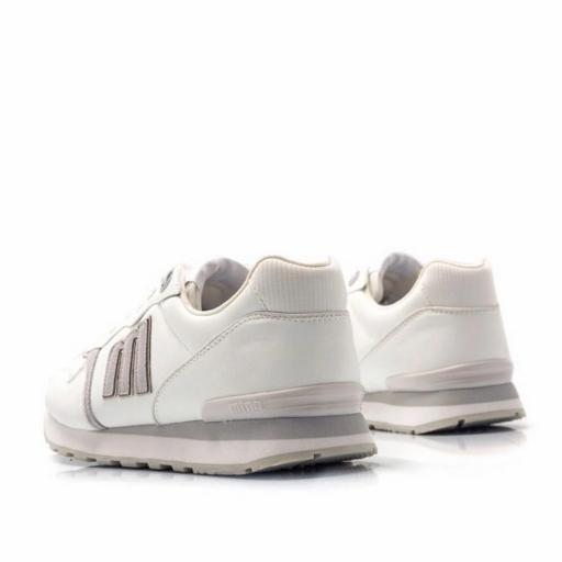 MUSTANG Sneakers Mujer Joggo Classic Bulle Blanco Checky Blanco [3]