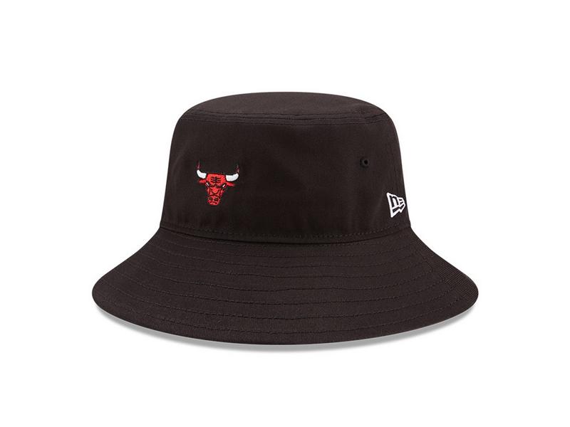 NEW ERA Bucket NBA Chicago Bulls Team Arch Tapered Bucket Hat Black