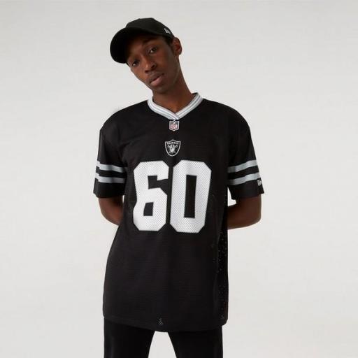 NEW ERA Camiseta NFL Las Vegas Raiders Oversized Jersey Black [0]