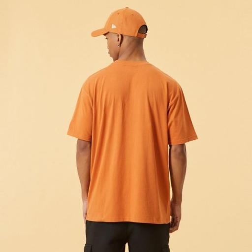 NEW ERA Camiseta MLB Los Ángeles Dodgers Logo  Oversized T-Shirt Brown Orange [1]