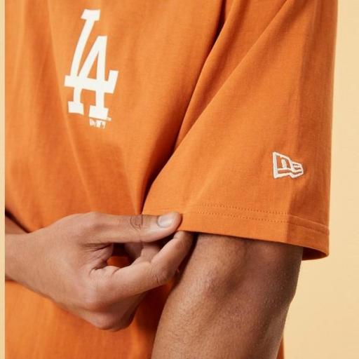 NEW ERA Camiseta MLB Los Ángeles Dodgers Logo  Oversized T-Shirt Brown Orange [3]