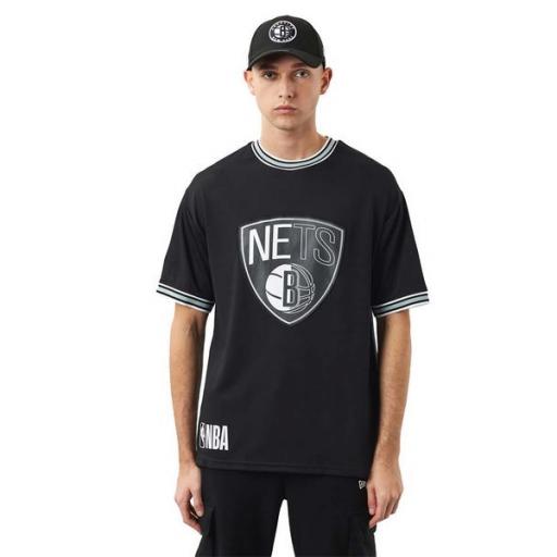 NEW ERA Camiseta NBA Brooklyn Nets Team Logo T-Shirt Black [0]