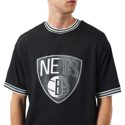 NEW ERA Camiseta NBA Brooklyn Nets Team Logo T-Shirt Black [2]