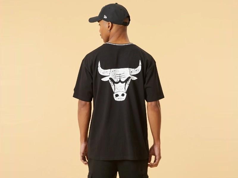 NEW ERA Camiseta NBA Chicago Bulls Graphic Oversized T-Shirt Black