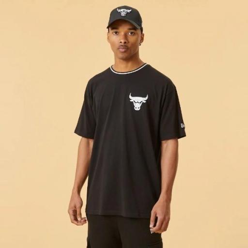 NEW ERA Camiseta NBA Chicago Bulls Graphic Oversized T-Shirt Black [1]