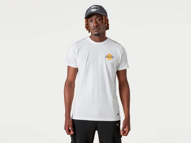 NEW ERA Camiseta NBA LA Lakers Taping T-Shirt White