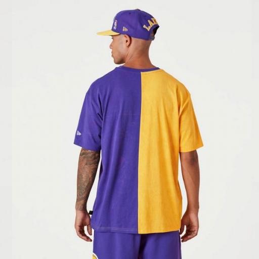 NEW ERA Camiseta NBA Los Ángeles Lakers Split Graphic T-Shirt Purple [0]