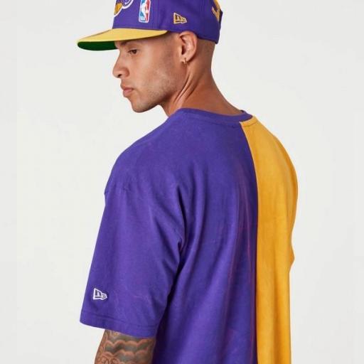 NEW ERA Camiseta NBA Los Ángeles Lakers Split Graphic T-Shirt Purple [2]
