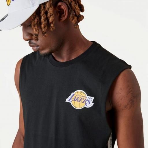 NEW ERA Camiseta NBA Los Ángeles Lakers Team Logo Tank Top Black [3]