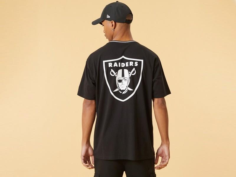NEW ERA Camiseta NFL Las Vegas Raiders Graphic Black Oversized T-Shirt Black