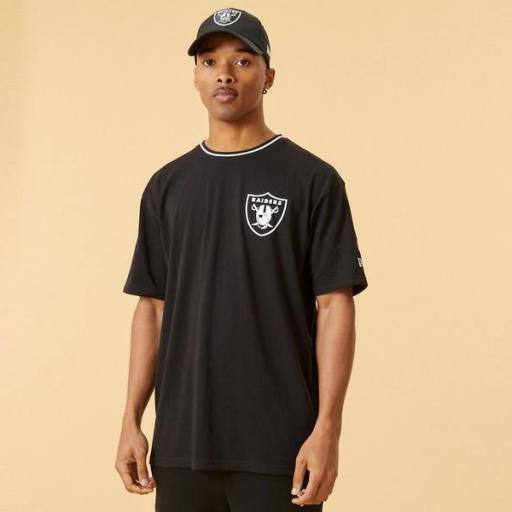 NEW ERA Camiseta NFL Las Vegas Raiders Graphic Black Oversized T-Shirt Black [1]