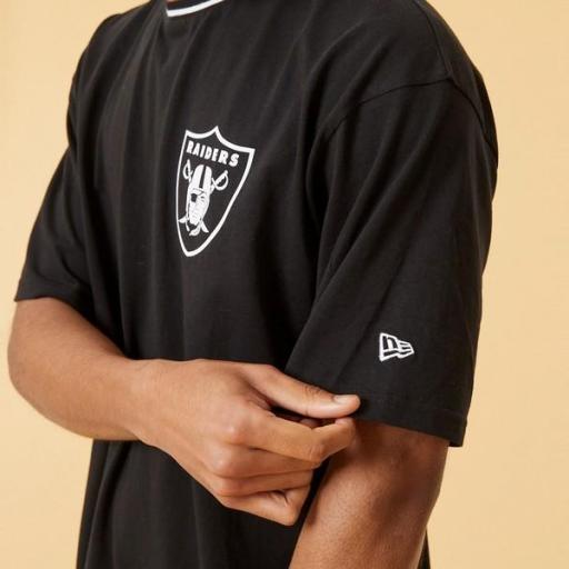 NEW ERA Camiseta NFL Las Vegas Raiders Graphic Black Oversized T-Shirt Black [2]