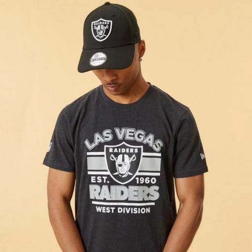 NEW ERA Camiseta NFL Las Vegas Raiders Graphic T-Shirt Grey [3]