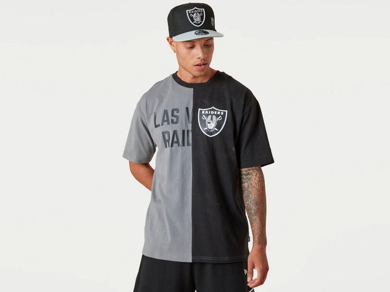 NEW ERA Camiseta NFL Las Vegas Raiders Split Graphic T-Shirt Grey